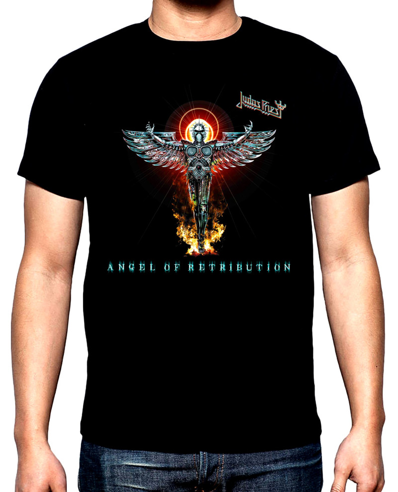 Тениски Judas Priest, Джудас Прийст, Angel of retribution, мъжка тениска, 100% памук, S до 5XL